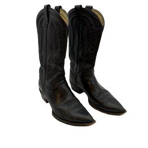 Stetson Black Cowboy Boots Size 11